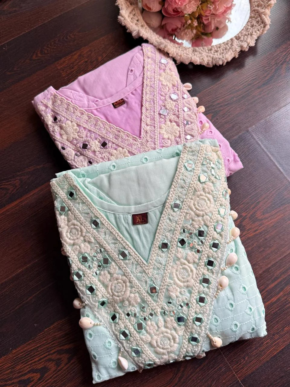 Sciffli Cotton Coords – Aqua