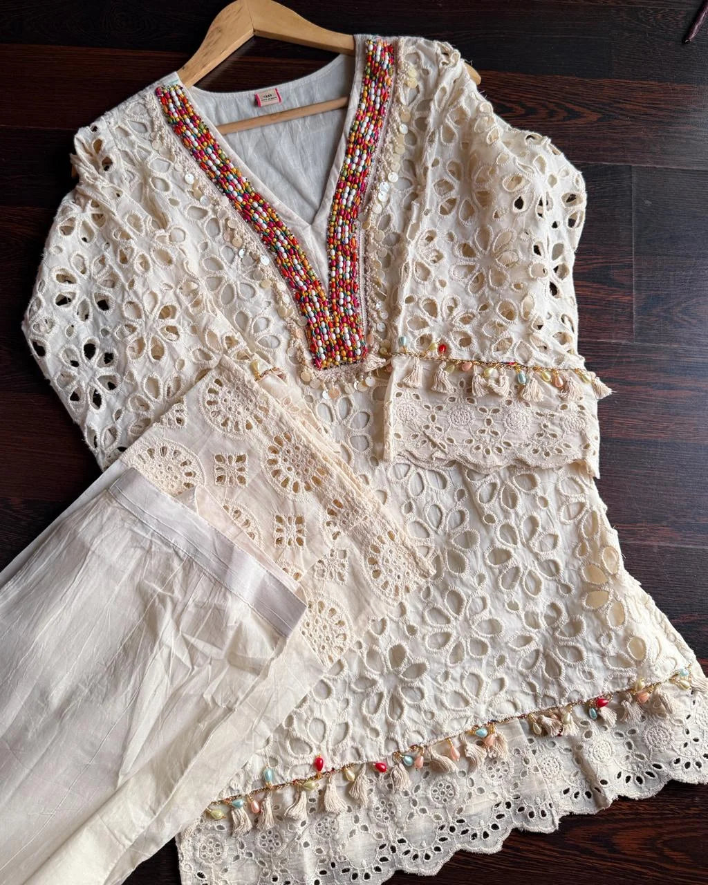 Premium Sciffli Coords with Hand work