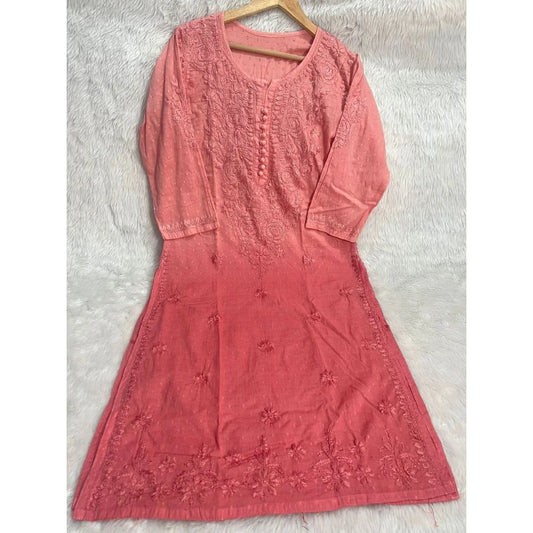 Ombre Chikankari Kurta – Organish