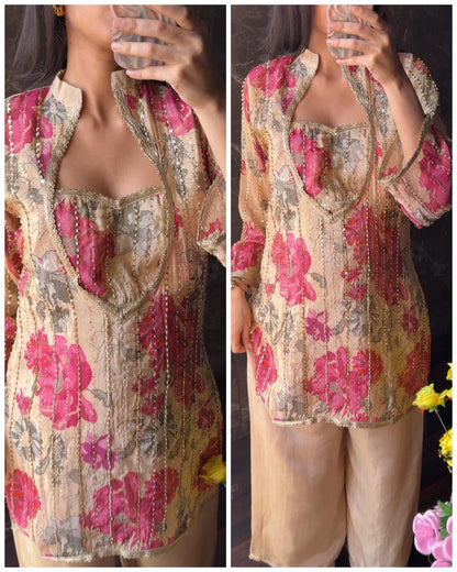 Premium Hand work Bustier Coord