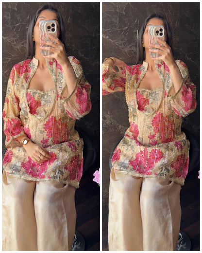 Premium Hand work Bustier Coord